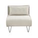 Beliani Sofá individual Poliéster VESTFOLD Beliani Sofá individual Poliéster VESTFOLD Beige