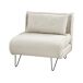 Beliani Sofá individual Poliéster VESTFOLD Beliani Sofá individual Poliéster VESTFOLD Beige