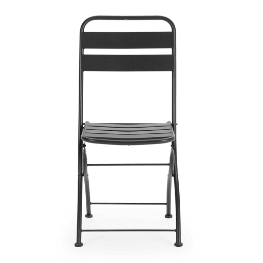 Pack de 2 cadeiras dobráveis u200Bu200Bde jardim Perla em metal