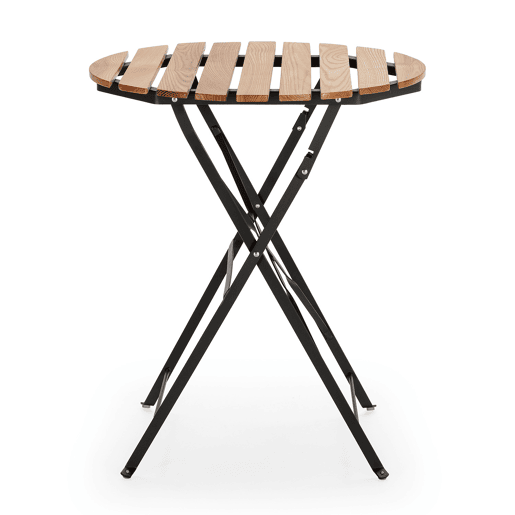 Mesa dobrável para jardim Ambar em madeira e metal