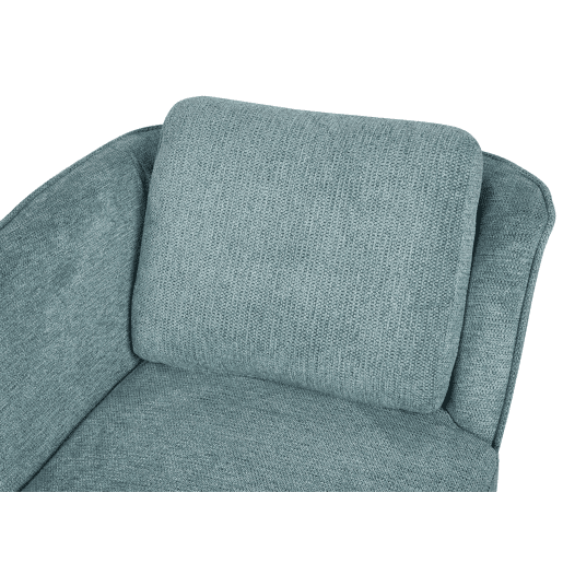 Chaise longue à direita ARTHEZE Tecido Azul