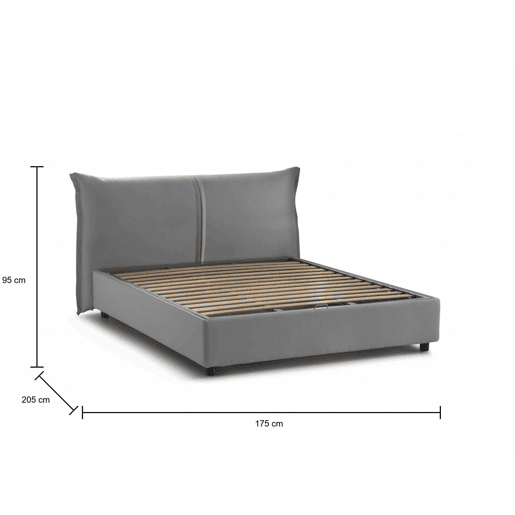 Cama de casal de tecido Cama de casal de tecido