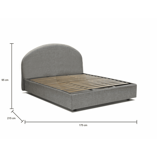 Cama de casal de tecido