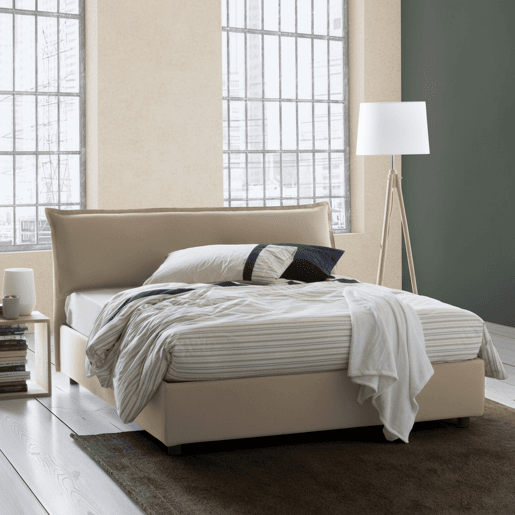 Cama de casal de tecido