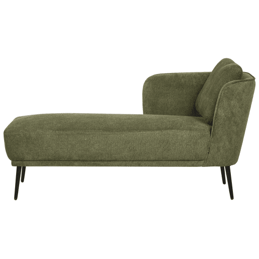 Chaise longue à direita ARTHEZE Tecido Verde escuro