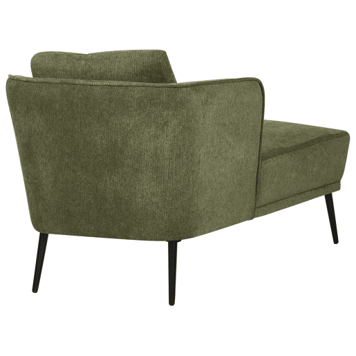 Chaise longue à direita ARTHEZE Tecido Verde escuro