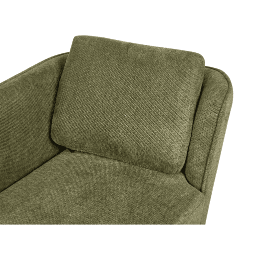 Chaise longue à direita ARTHEZE Tecido Verde escuro