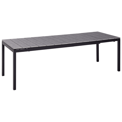 Mesa de refeição de jardim extensível TOFANE 198248 cm 90 cm Cinzento