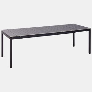 Mesa de refeição de jardim extensível TOFANE 198248 cm 90 cm Cinzento