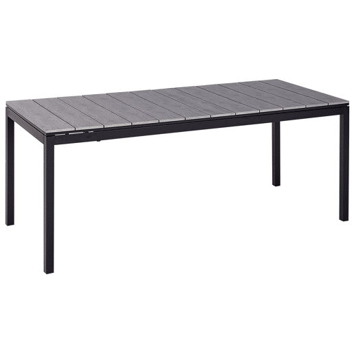 Mesa de refeição de jardim extensível TOFANE 198248 cm 90 cm Cinzento