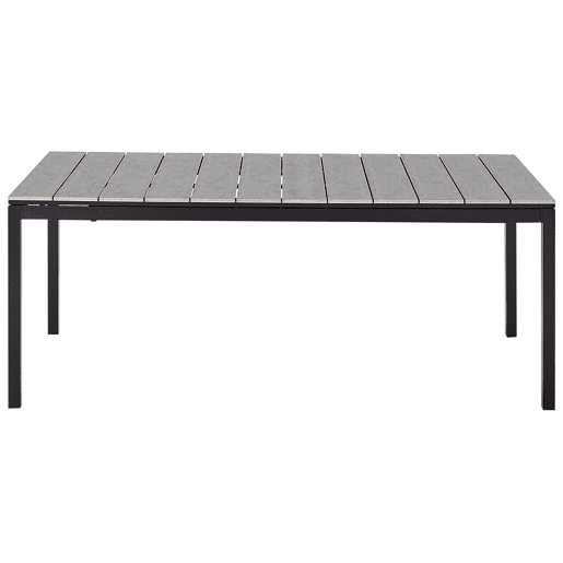 Mesa de refeição de jardim extensível TOFANE 198248 cm 90 cm Cinzento