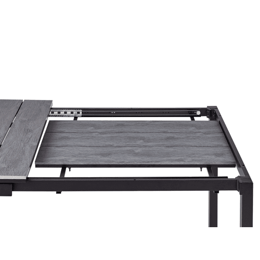 Mesa de refeição de jardim extensível TOFANE 198248 cm 90 cm Cinzento