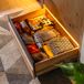 Armario 2 puertas 2 cajones con LED Glenn 100 Armario 2 puertas 2 cajones con LED Glenn 100 Negro/ Madera