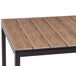 Beliani Mesa de jardín TOFANE 198x90 Beliani Mesa de jardín TOFANE 198x90 Madera Clara