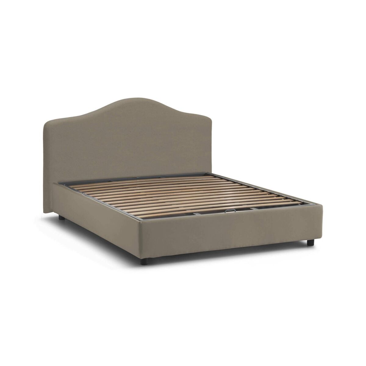 Cama matrimonial desenfundable de tela