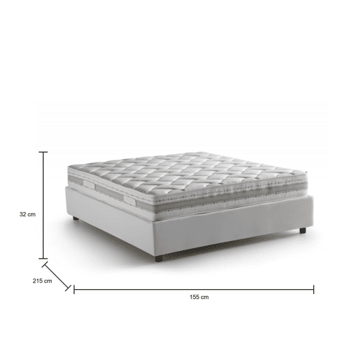 Cama de casal de tecido