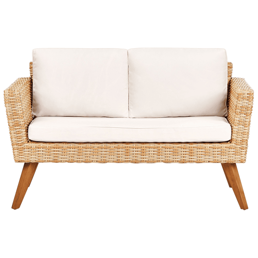 Conjunto de jardim com mesa 4 lugares VITTORIA Branco creme