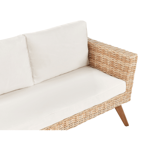 Conjunto de jardim com mesa 4 lugares VITTORIA Branco creme