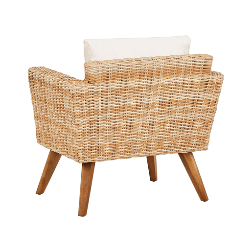Conjunto de jardim com mesa 4 lugares VITTORIA Branco creme