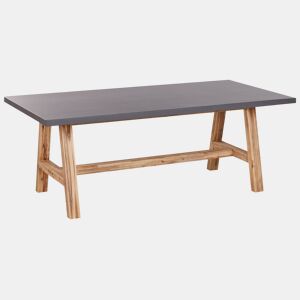 Mesa de refeição de jardim TONNARE 200 cm 100 cm Betão Cinzento