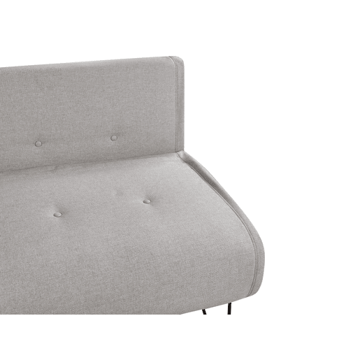 Sofá-cama VESTFOLD Tecido Cinzento claro 2 lugares Sofá-cama VESTFOLD Tecido Cinzento claro 2 lugares