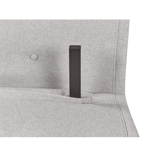 Sofá-cama VESTFOLD Tecido Cinzento claro 2 lugares Sofá-cama VESTFOLD Tecido Cinzento claro 2 lugares