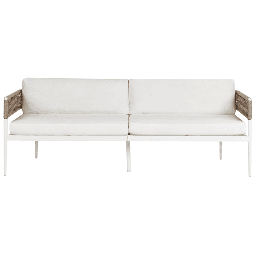Conjunto de jardim com mesa 5 lugares SERLA Metal Branco
