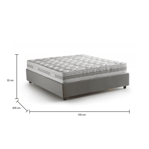 Cama de casal de tecido