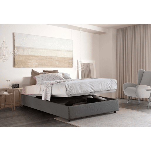 Cama de casal de tecido