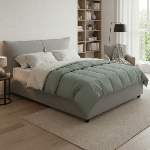 Cama de casal de tecido