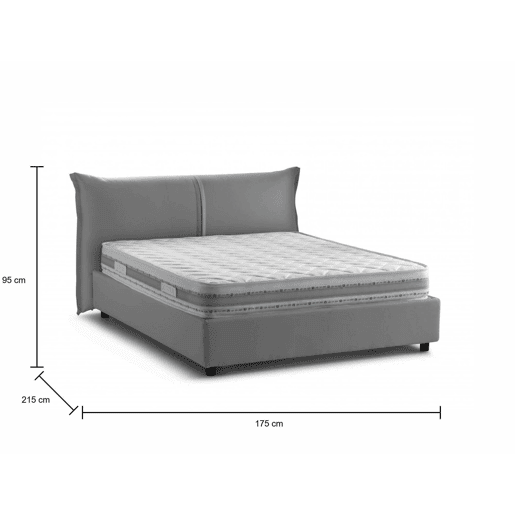 Cama de casal de tecido