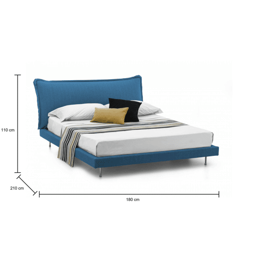 Cama de casal de tecido