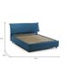 Cama de casal de tecido 175x205 Cama de casal de tecido 175x205 Azul