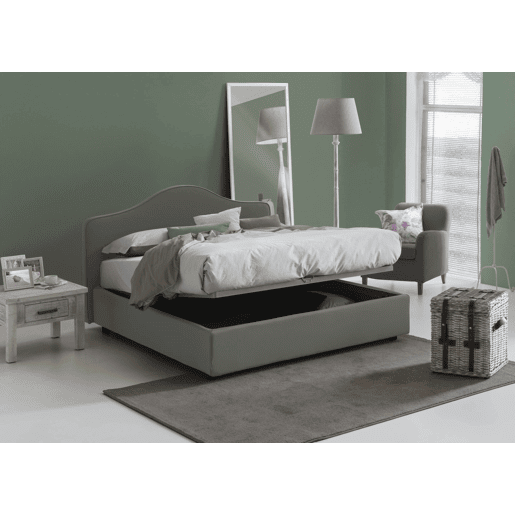Cama de casal de tecido Cama de casal de tecido