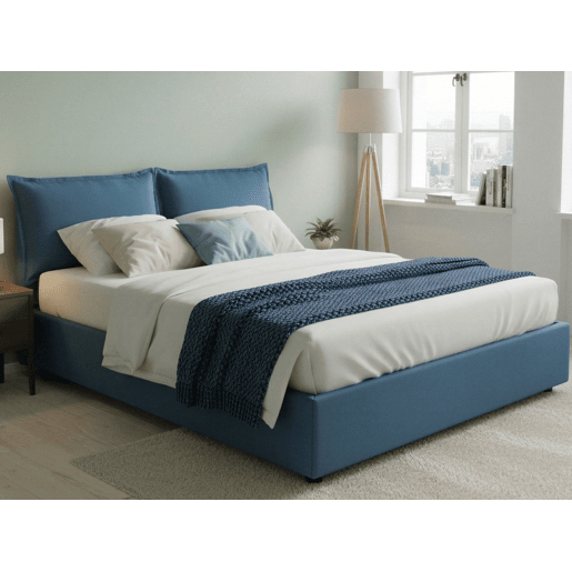 Cama de casal de tecido Cama de casal de tecido