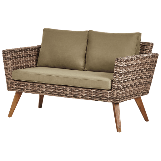 Conjunto de jardim com mesa 4 lugares VITTORIA Verde-oliva