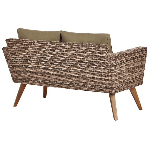 Conjunto de jardim com mesa 4 lugares VITTORIA Verde-oliva
