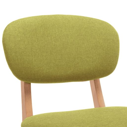 vidaXL Bancos de bar 2 pcs tecido verde