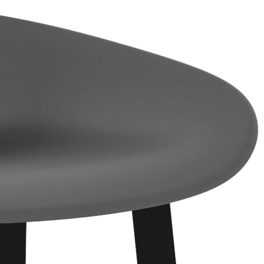 vidaXL Cadeiras de bar 2 pcs cinzento