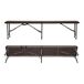 Pack 2 Bancos Plegables Catering Thinia Home Pack 2 Bancos Plegables Catering Thinia Home Marrón