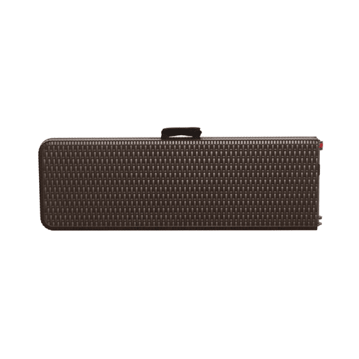 Pack de 2 bancos dobráveis u200Bu200Bpara catering efeito rattan 180x28x43cm Thinia Home