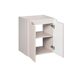 Conjunto de muebles con lavabo individual 2 puertas y columna Riva 50 Conjunto de muebles con lavabo individual 2 puertas y columna Riva 50 Beige