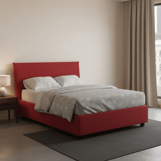 Cama quadrada e meia de tecido Cama quadrada e meia de tecido