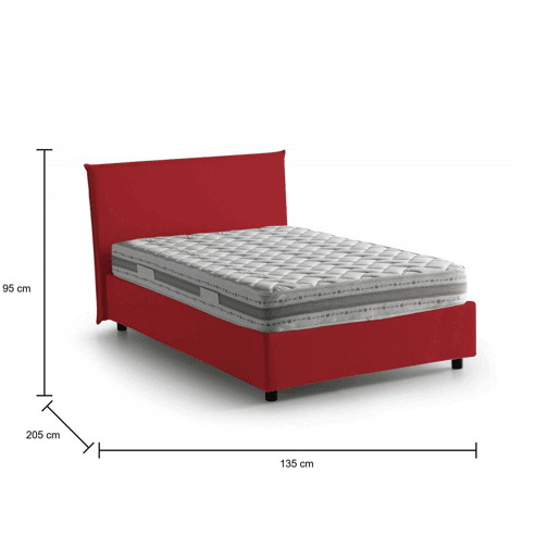 Cama quadrada e meia de tecido Cama quadrada e meia de tecido