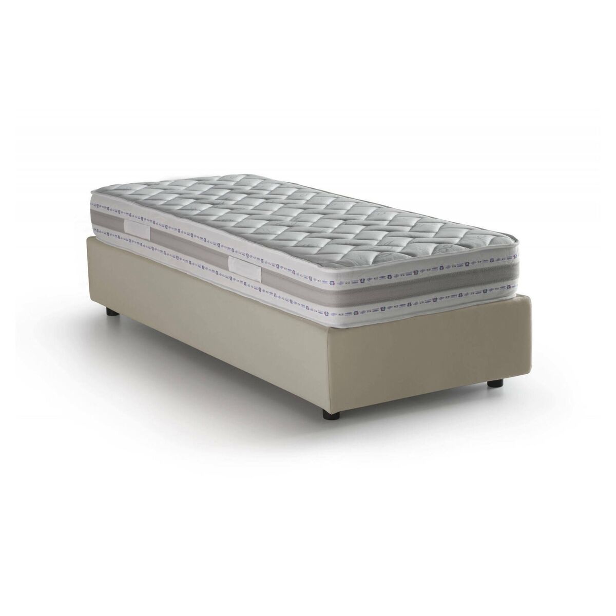 Cama de solteiro de tecido