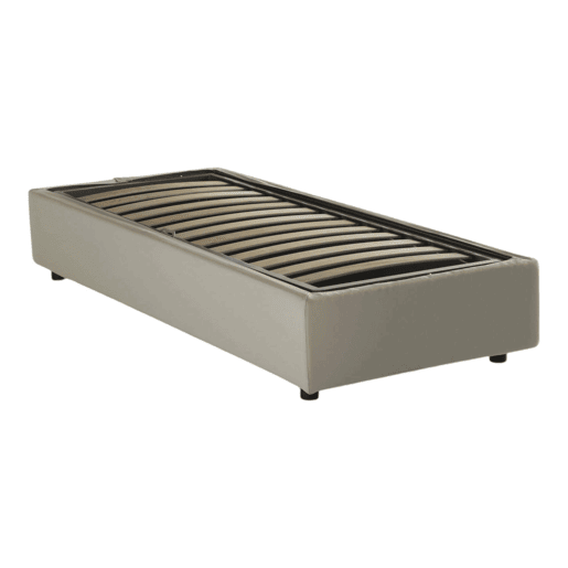 Cama de solteiro de tecido