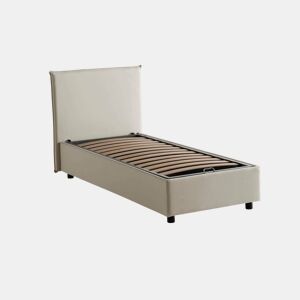 Cama de solteiro de tecido