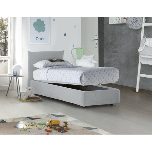 Cama de solteiro de tecido
