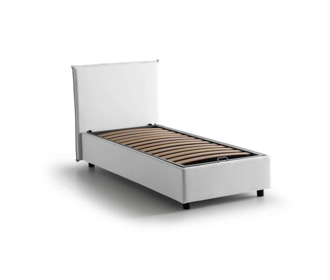 Cama de solteiro de tecido