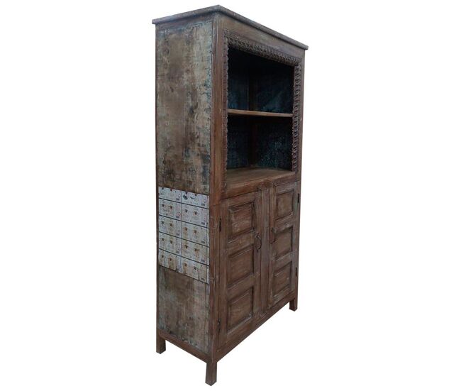 Estantería librería de madera marrón 107x42x213hcm